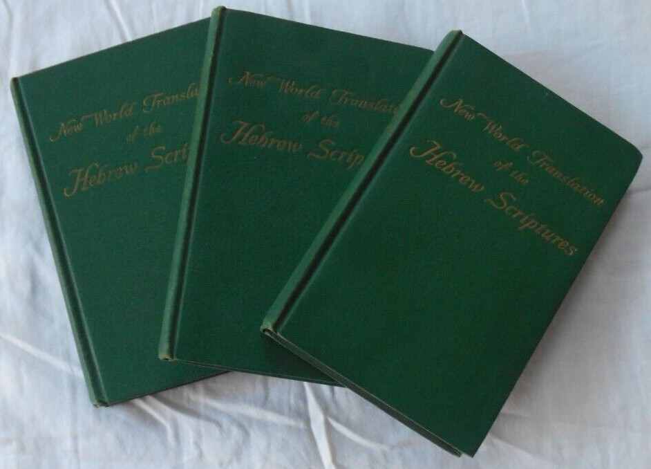 New World Translation HEBREW SCRIPTURES Volumes # 1, 2 & 3 LARGE PRINT