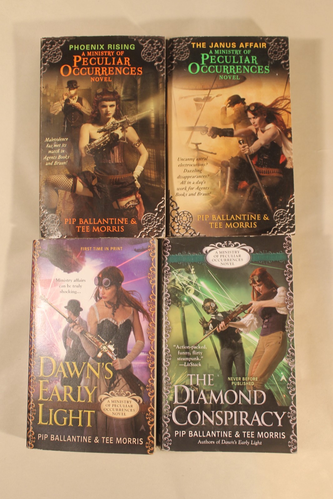 Phoenix Rising, The Janus Affair, Dawns Early Light & Diamond Con by Ballantine