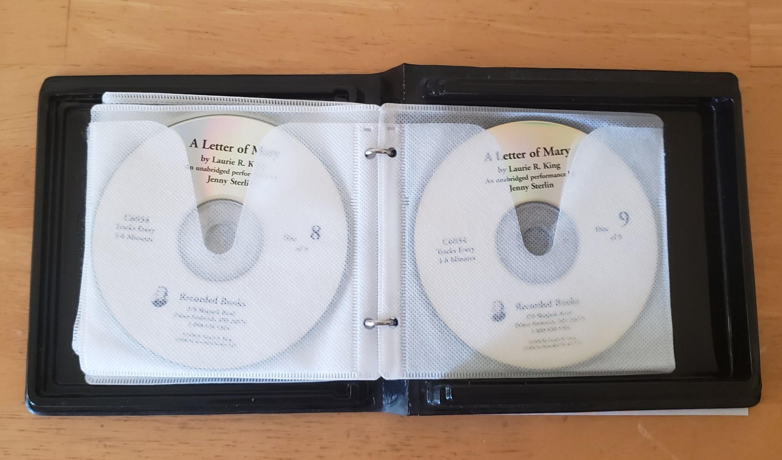 A Letter of Mary Unabridged 9 CD Audio Book Laurie R. King Very Good 1997