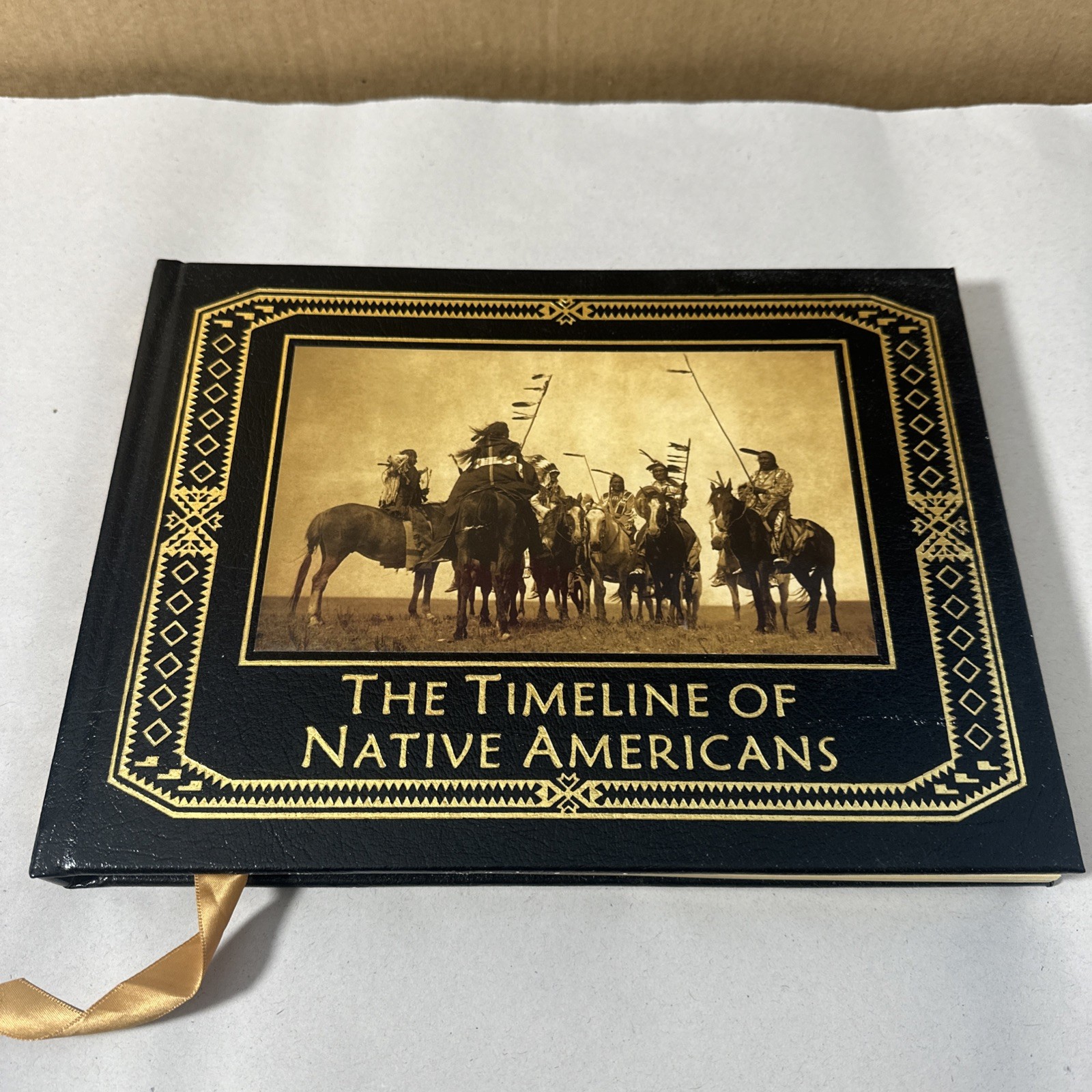 Greg O’Brien TIMELINE OF NATIVE AMERICANS Easton Press Leather 2008