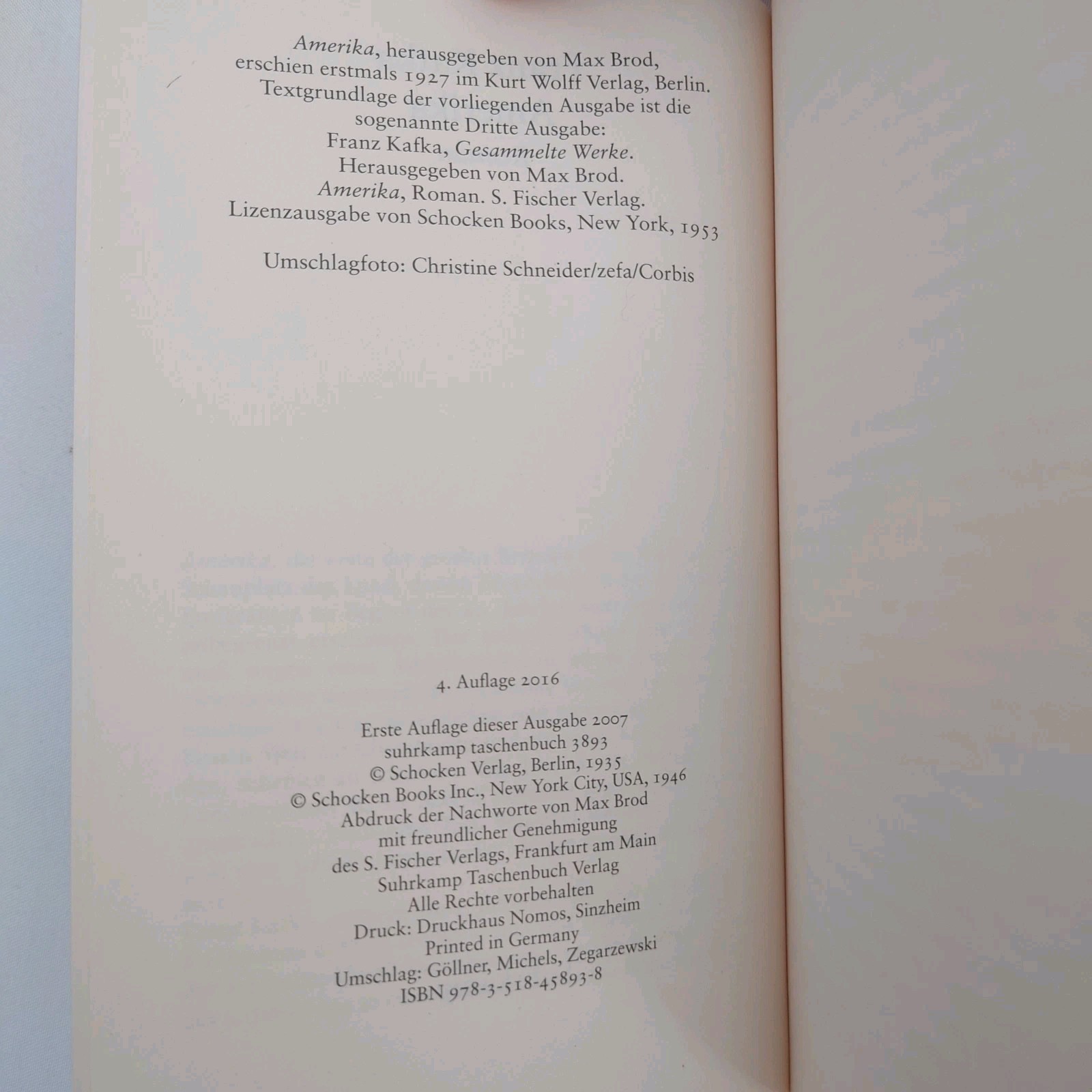 Amerika: Roman (suhrkamp taschenbuch), Franz Kafka (New)