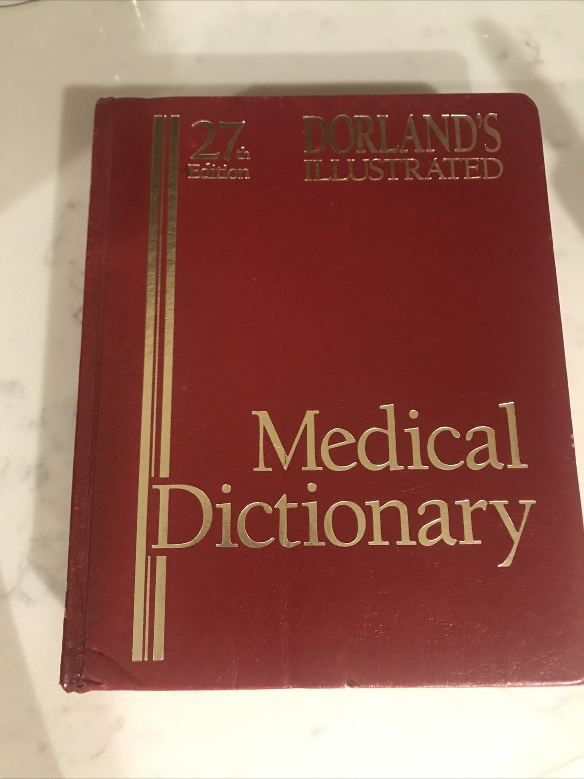 Dorland’s Illustrated Medical Dictionary Newman W. Dorland 1988, Hardcover book