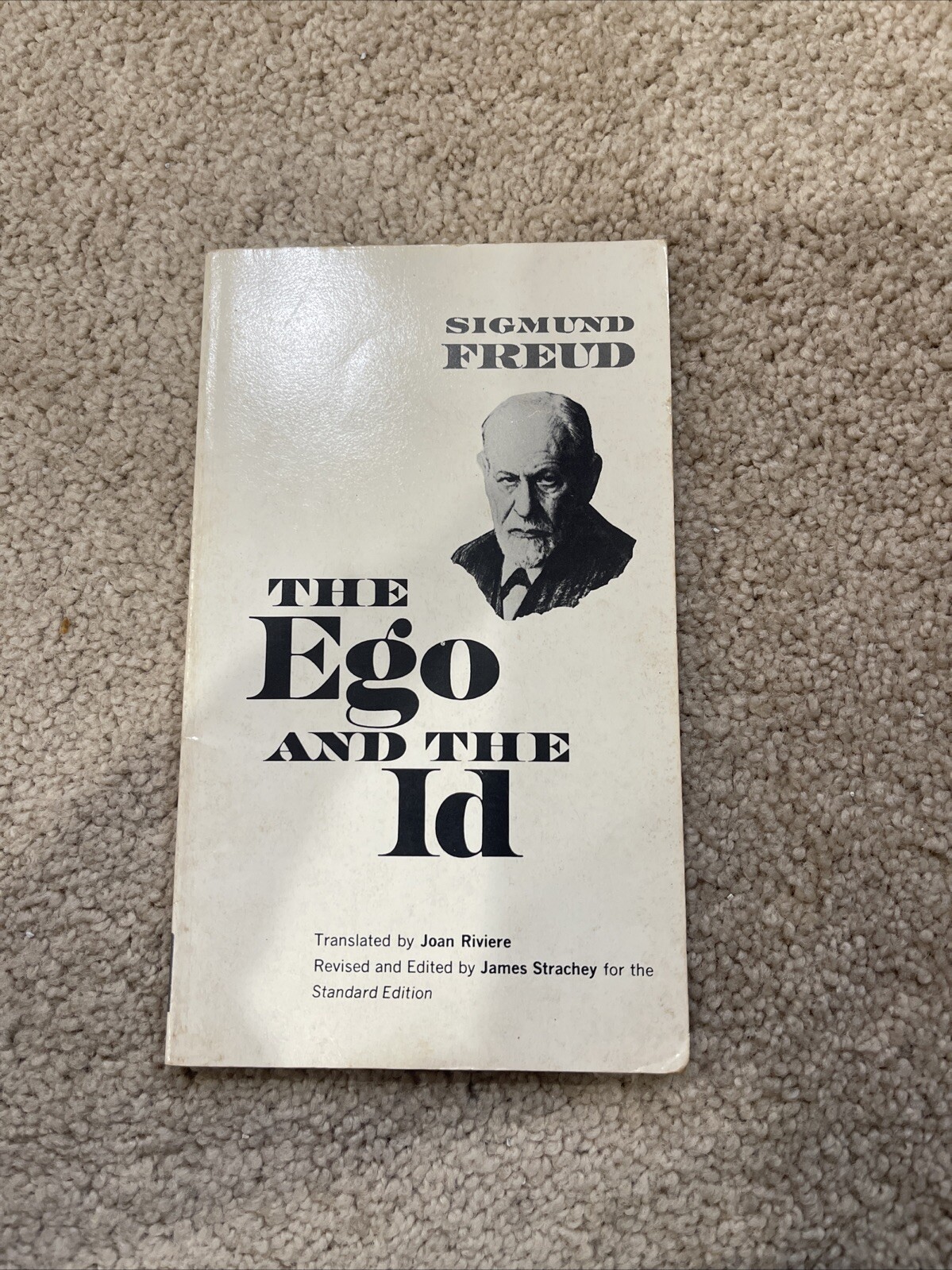 The Ego and the ID Sigmund Freud 1962 Norton Library Pb Edition VTG Paperback