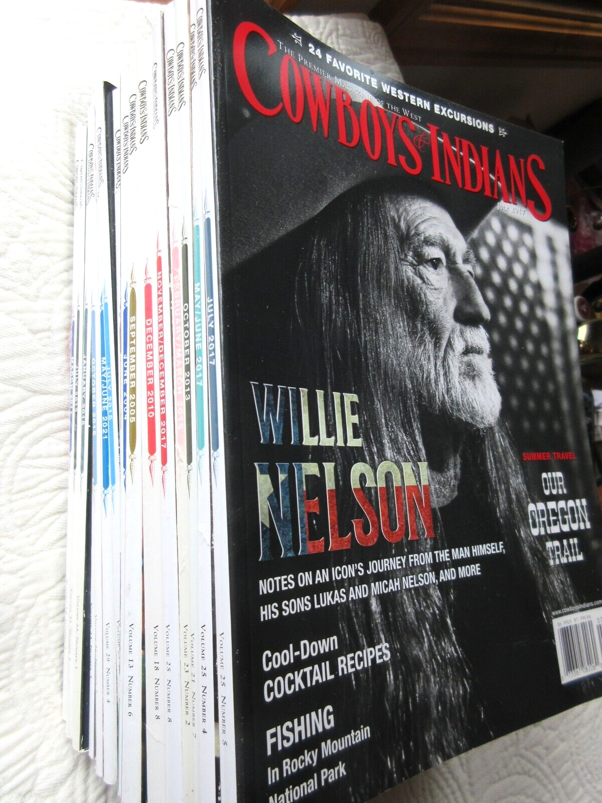 COWBOYS & INDIANS MAG X17 2004-2021 OVER 2,700 PAGES CELEBRITY WESTERN IMAGES