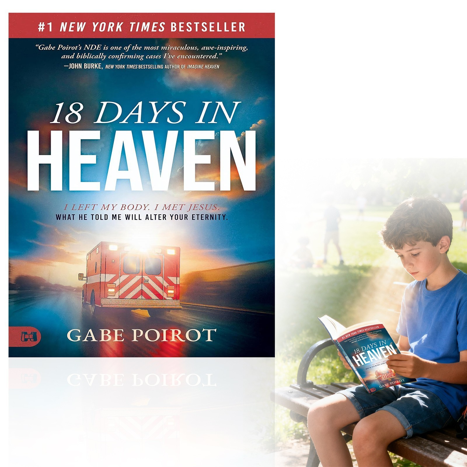 18 Days in Heaven : I Left My Body.I Met Jesus by Gabe Poirot Paperback For Gift