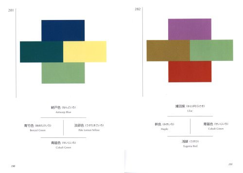 Dictionary of Color Combinations Vol. 1 & 2 English – Taisho & Showa Era Design
