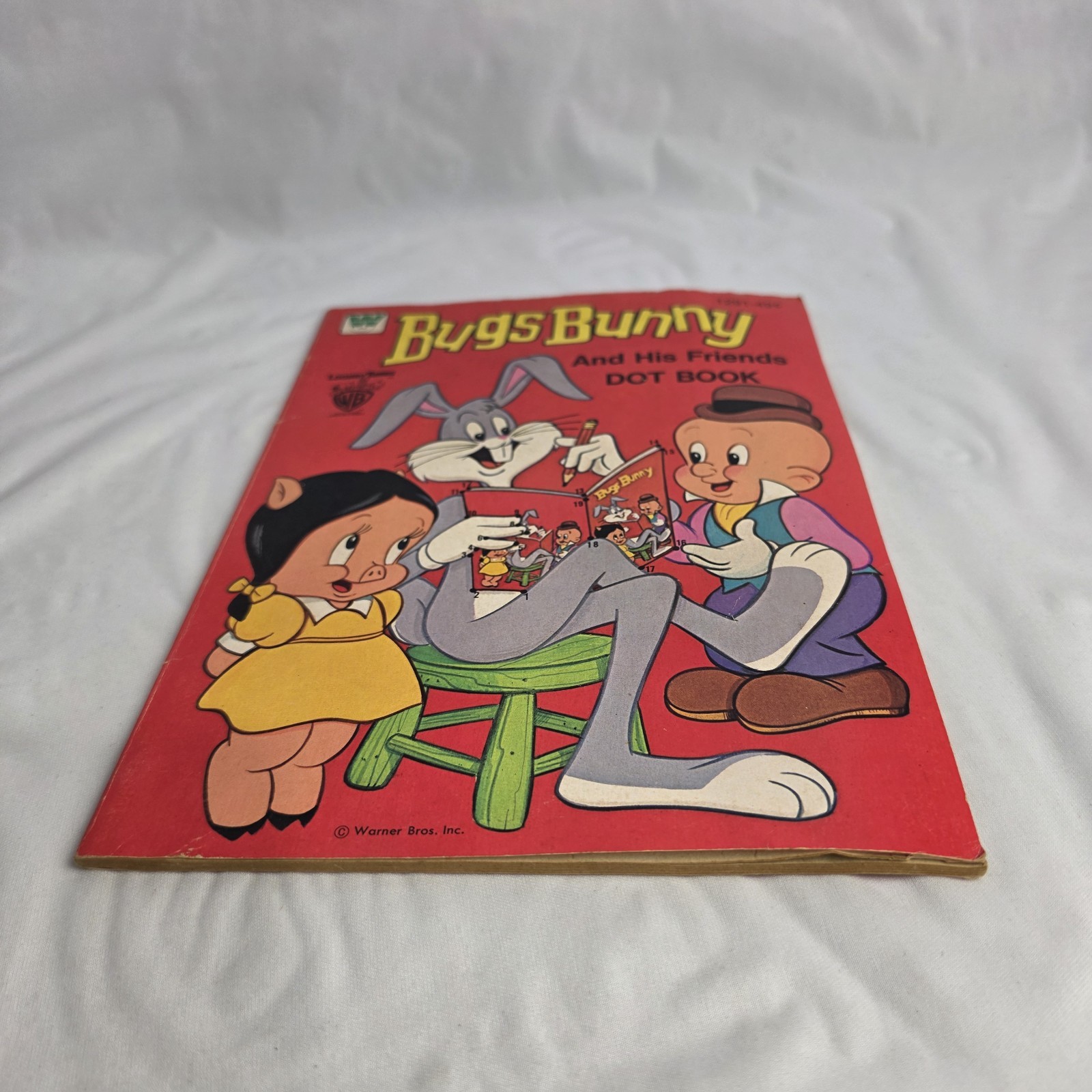 Vintage Whitman 1977 Bugs Bunny And Friends Color & Dot Book Looney Tunes Unused