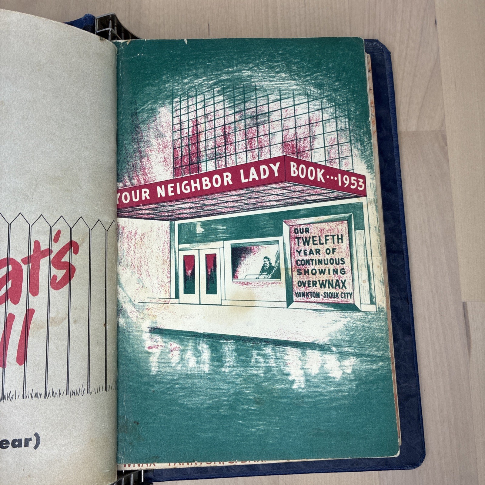WNAX Yankton SD Your Neighbor Lady Books 1947-50s Lot of 14 in 3 binders