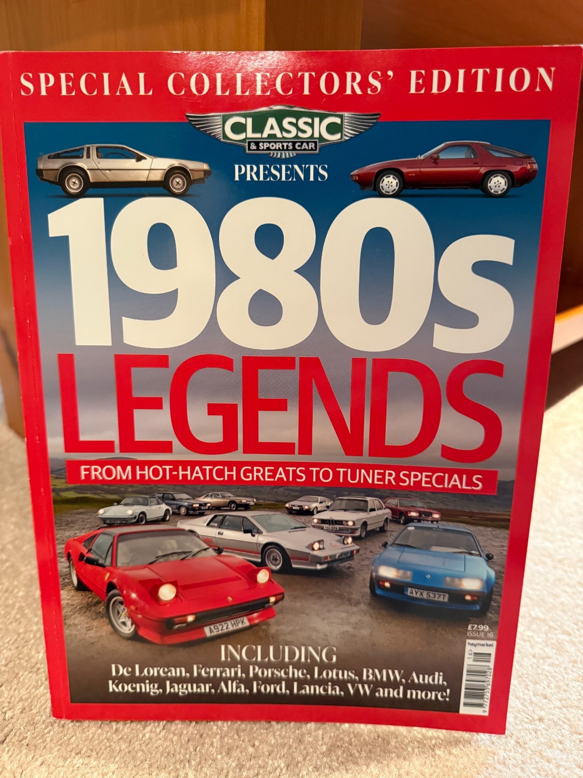 Classic & Sports Cars 1980s Legends UK Magazine Issue 16 NEW