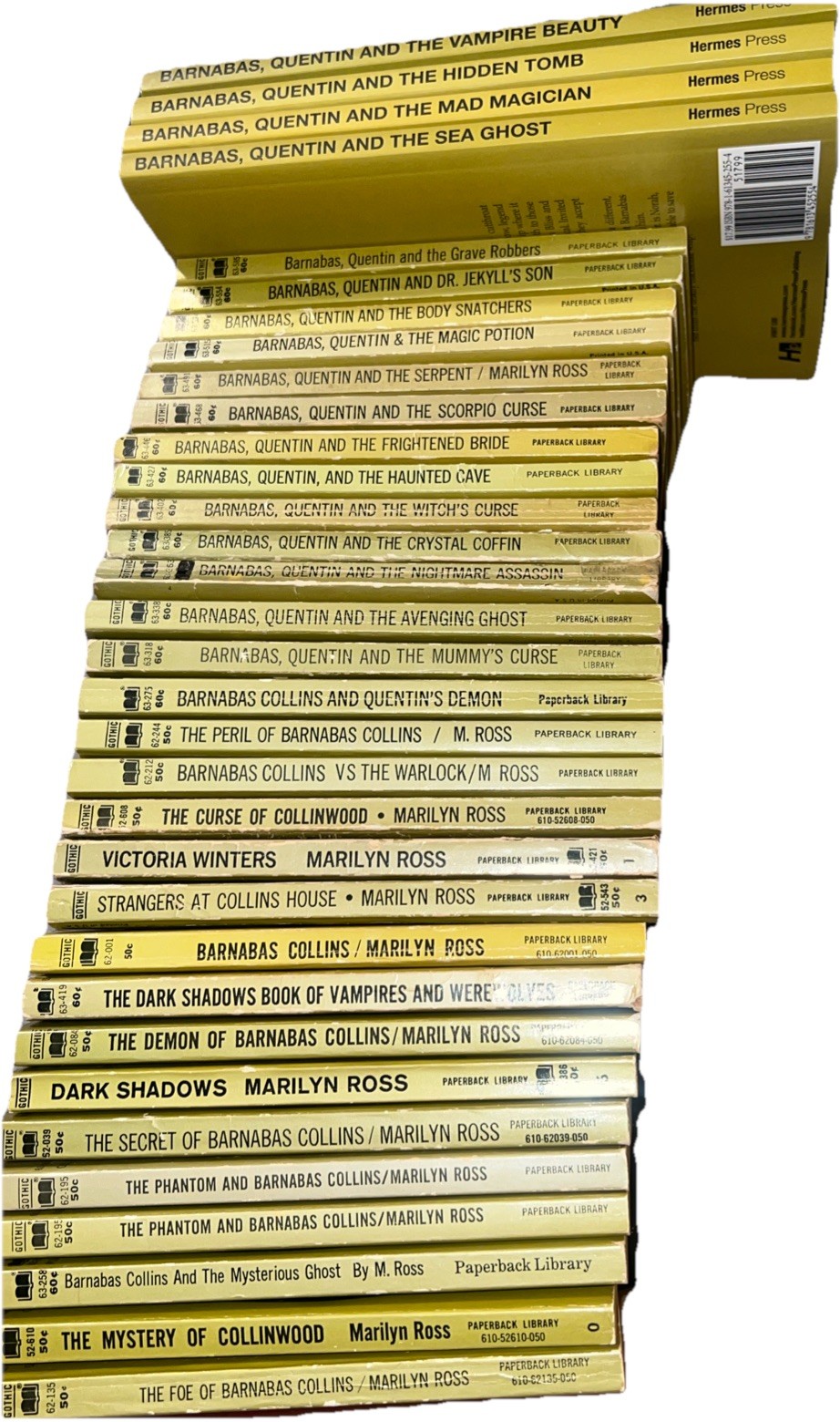 Dark Shadows PB Books Lot of 34 1960’s 1970’s Barnabas Collins Marilyn Ross