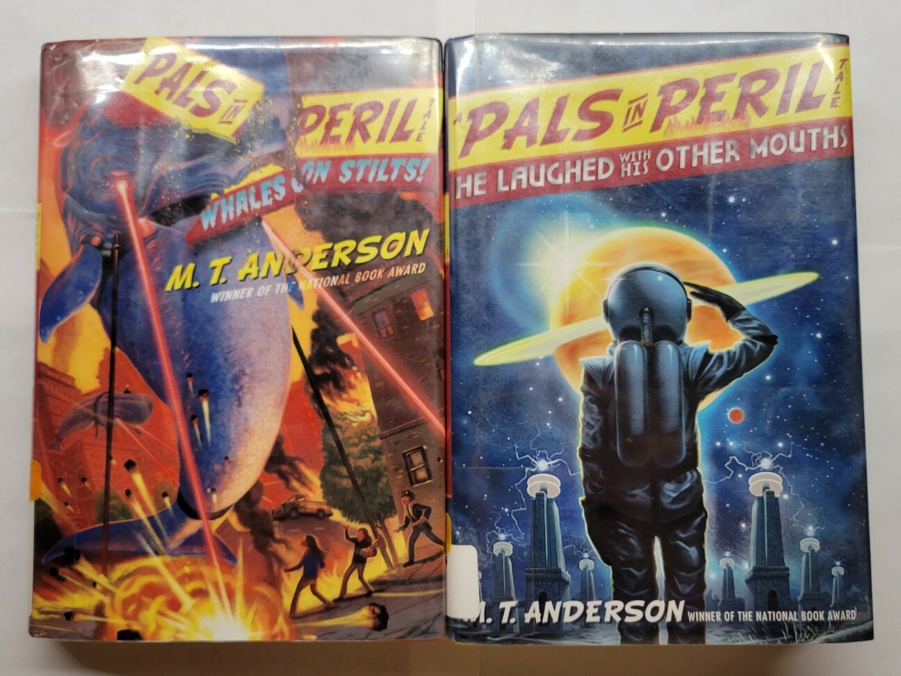 Pals In Peril He Laughed With Other Mouths Whales on Stilts! M. T. Anderson Lot