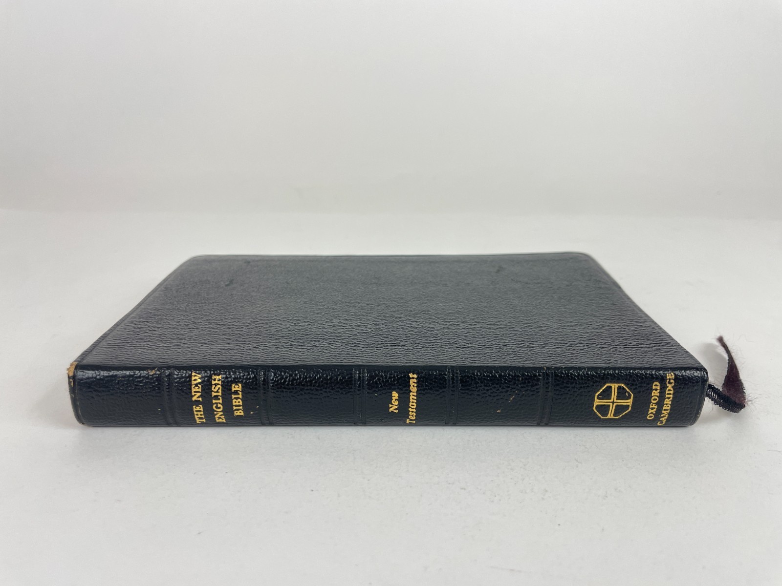 Oxford/Cambridge New English Bible New Testament pocket compact USA leather VG