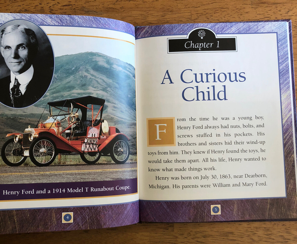 Henry Ford : The Car Man (ExLib) by Carin T. Ford 2003 Hardcover Book