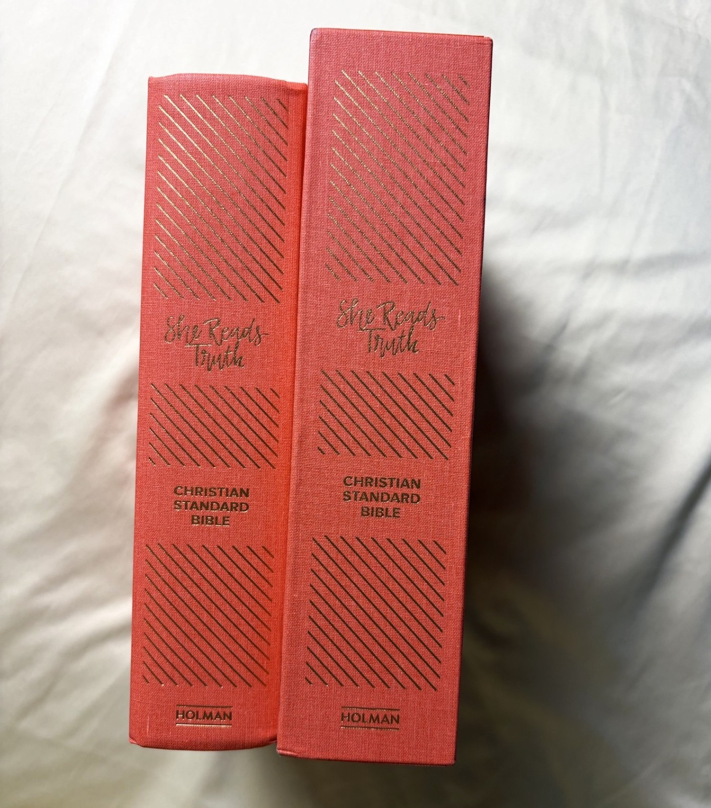 She Reads Truth Bible Holman Christian Standard Bible SlipCase Poppy Linen 2017