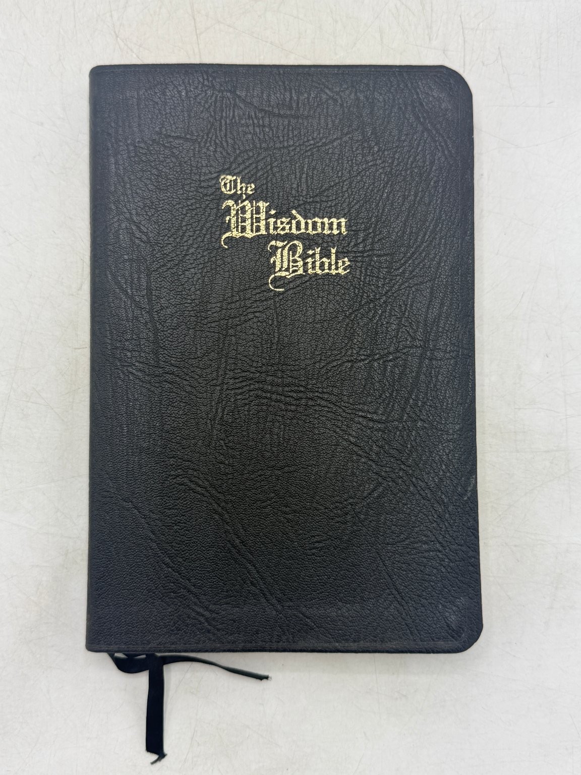 The Wisdom Bible 2008 Stewardship Edition Genuine Leather Black Gold Gilt