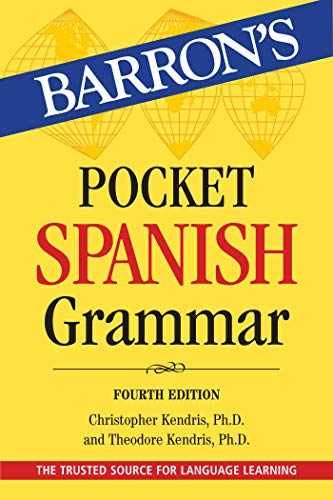 Pocket Spanish Grammar – Paperback, by Kendris Ph.D. Christopher; – Very Good