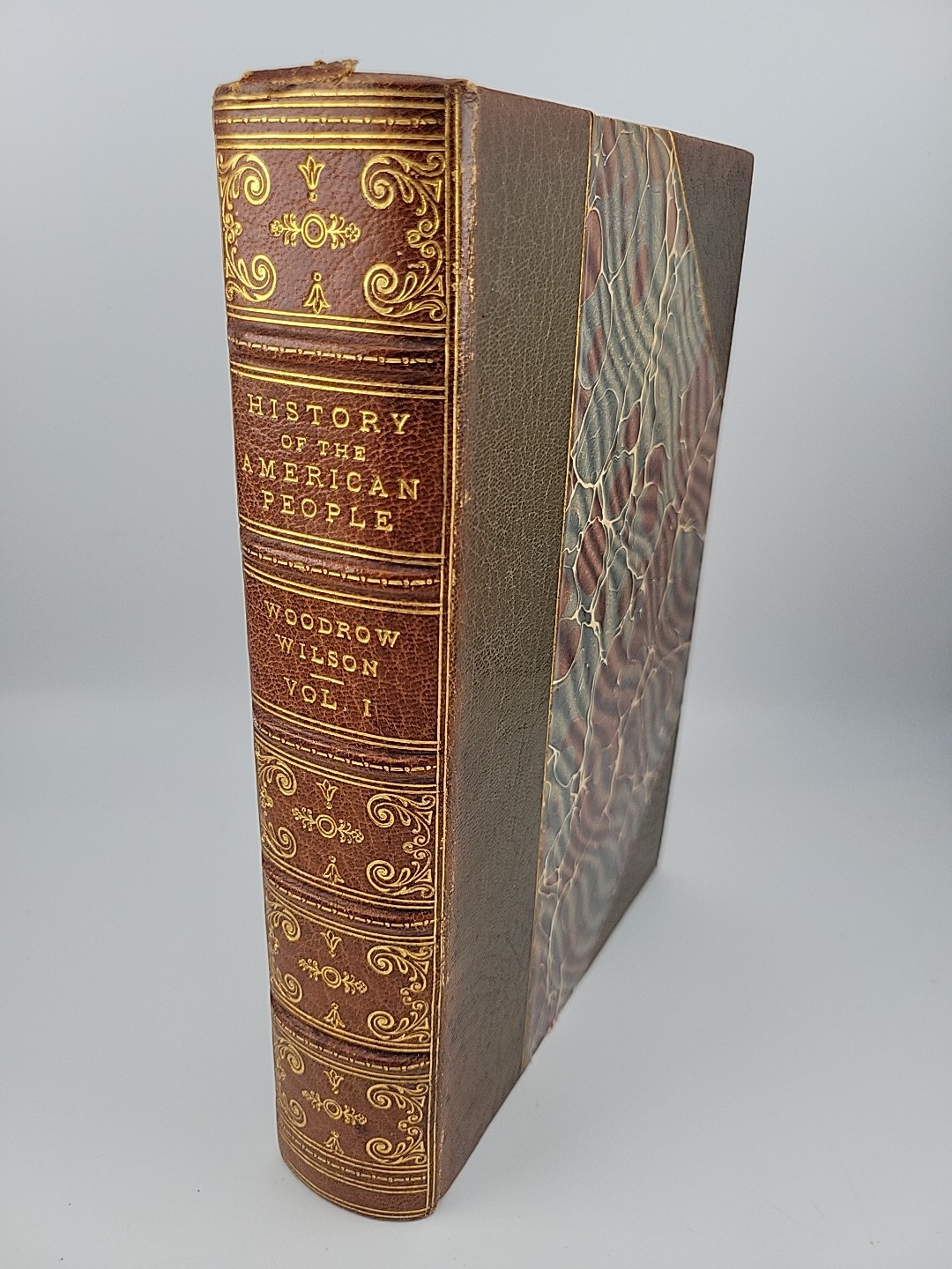 A History Of The American People Vol I By Woodrow Wilson (Hardcover 1902)