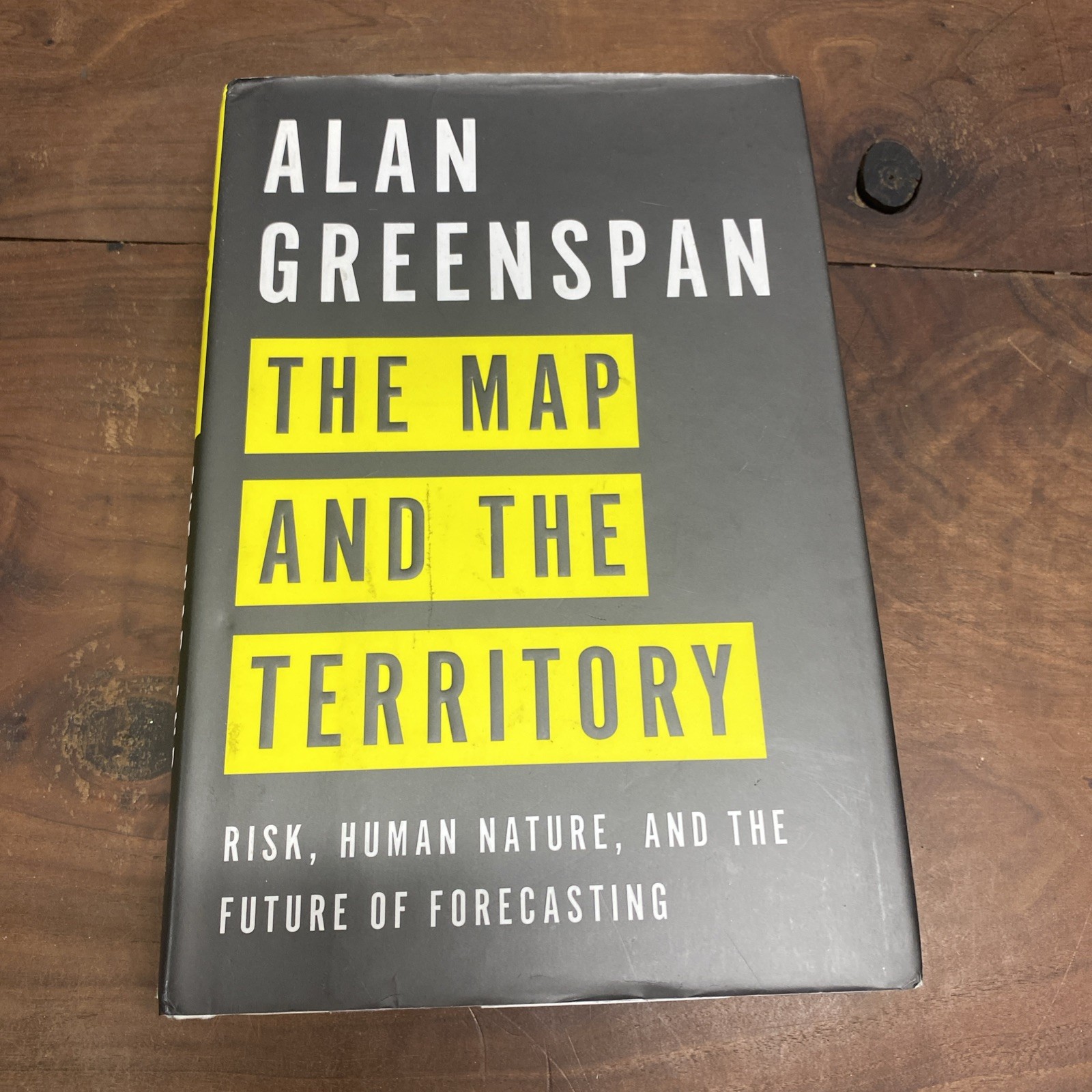 THE MAP AND THE TERRITORY ALAN GREENSPAN – SIGNED HARDCOVER EXCELLENT CONDITION