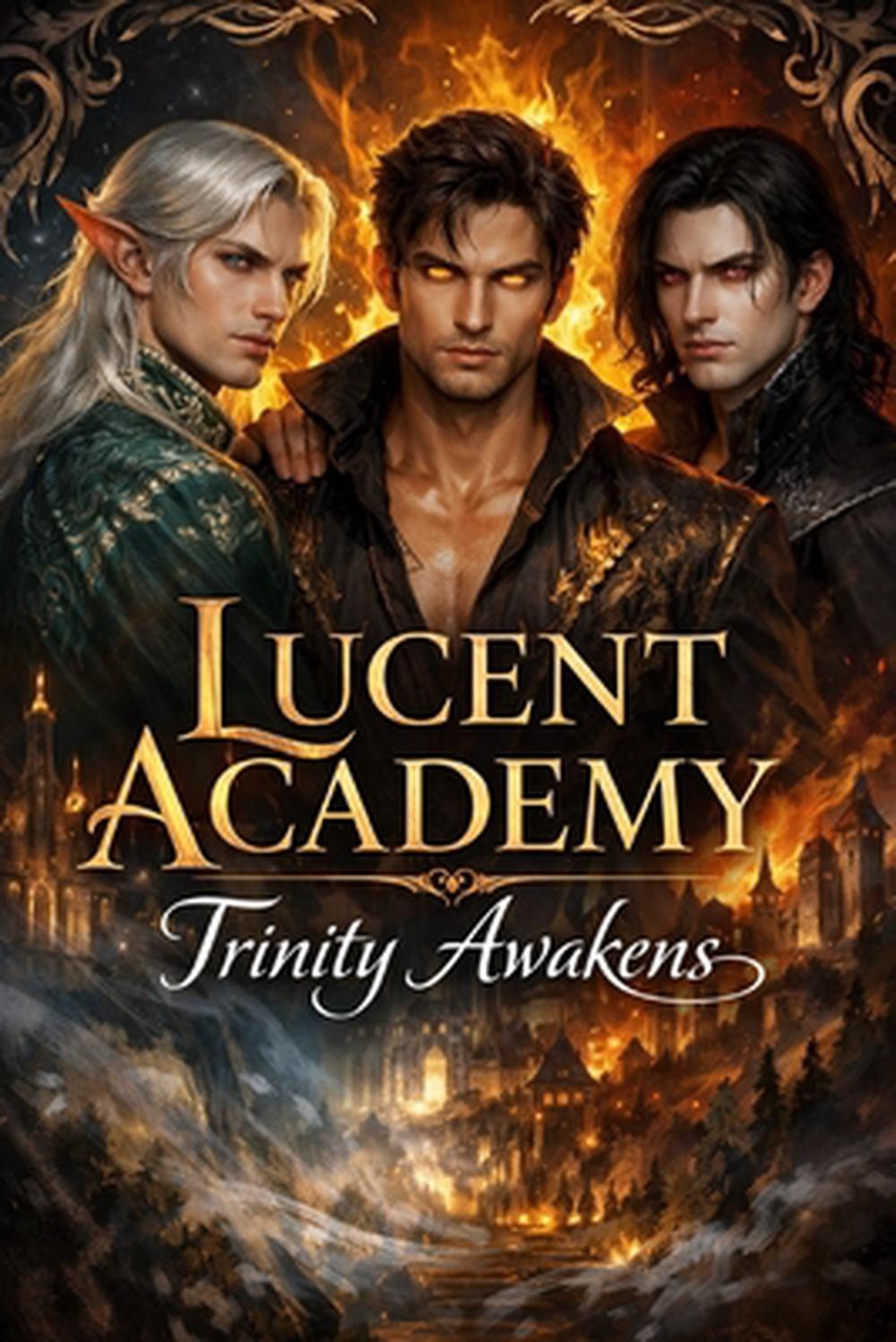 Lucent Academy: Trinity Awakens: Reverse Harem Romantasy by Alex Bright Paperbac