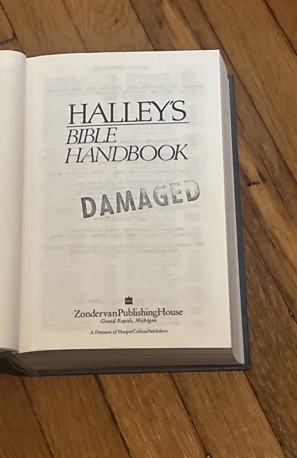 Halley’s Bible Handbook By Henry H. Halley HC 1965 24th Edition