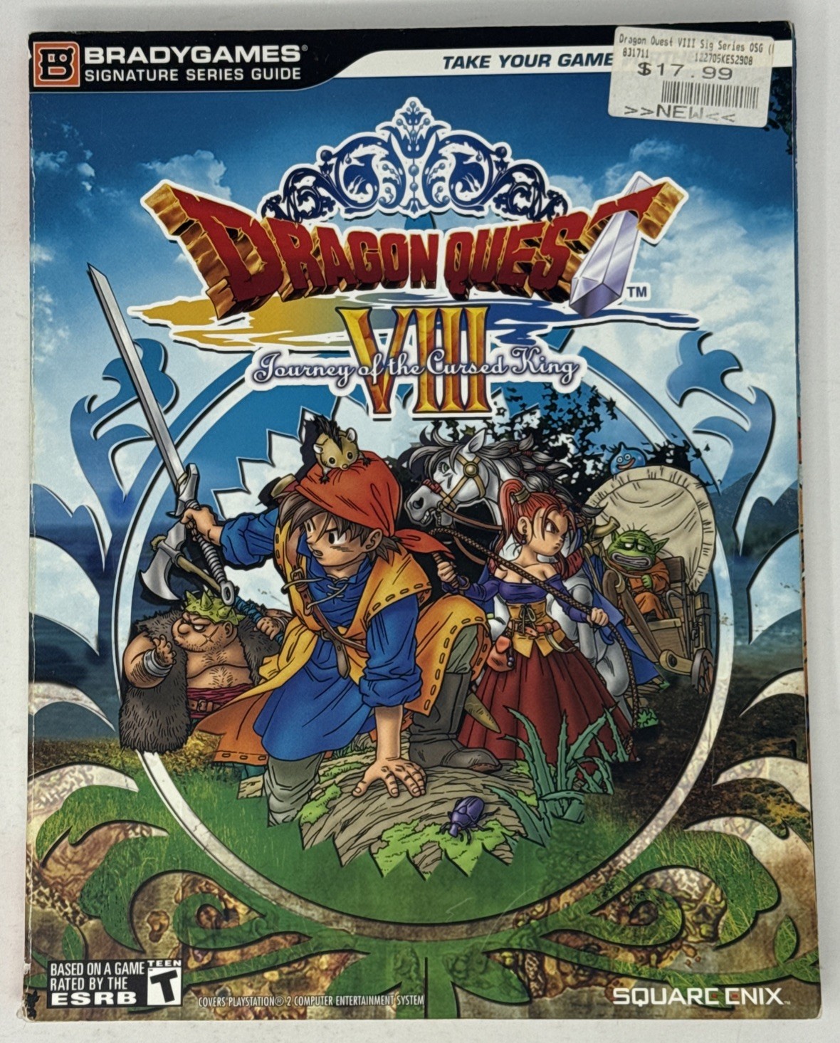 Dragon Quest VIII Journey of the Cursed King Strategy Guide w/ Exclusive Foldout