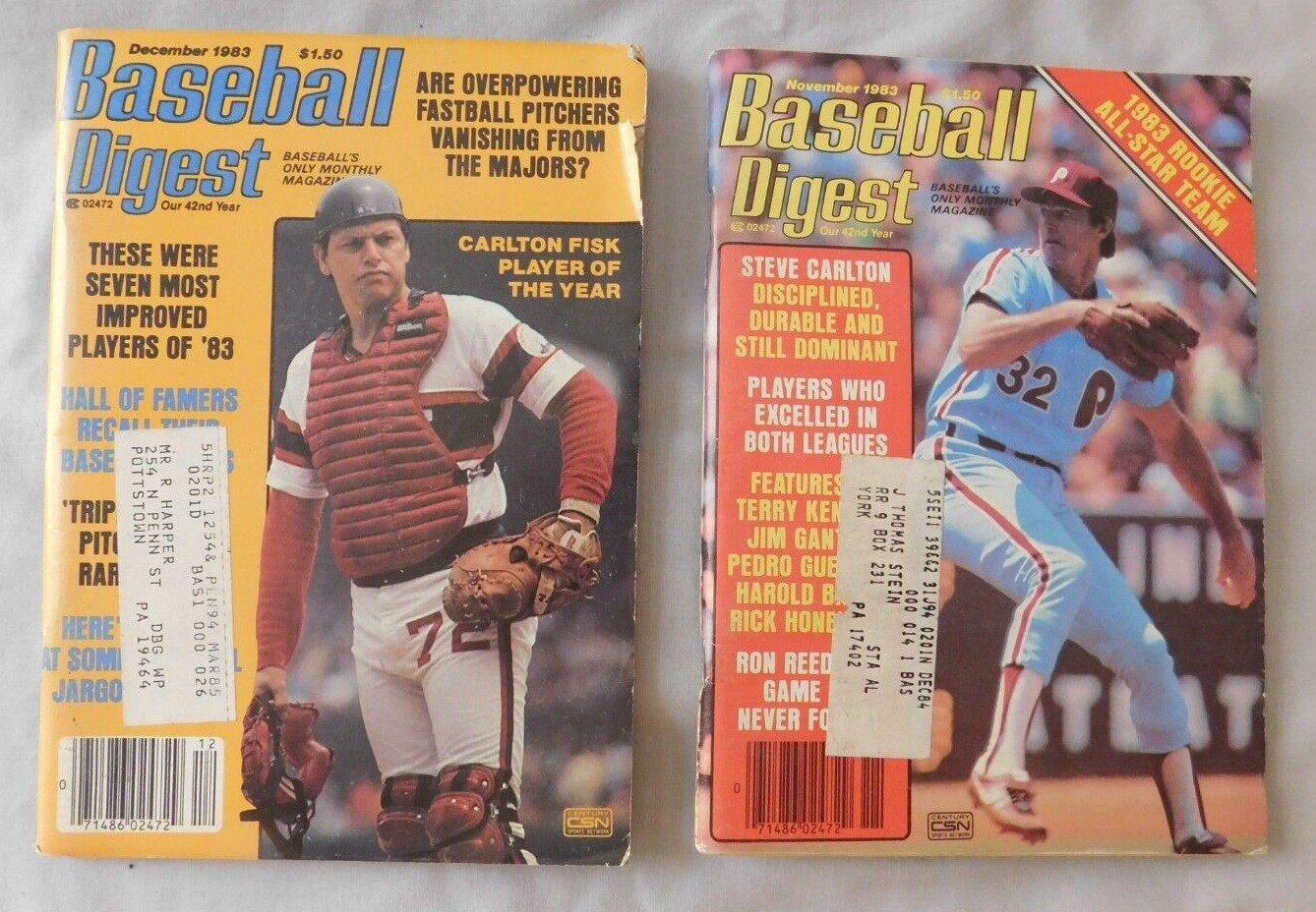 1983 Baseball Digest Pick one