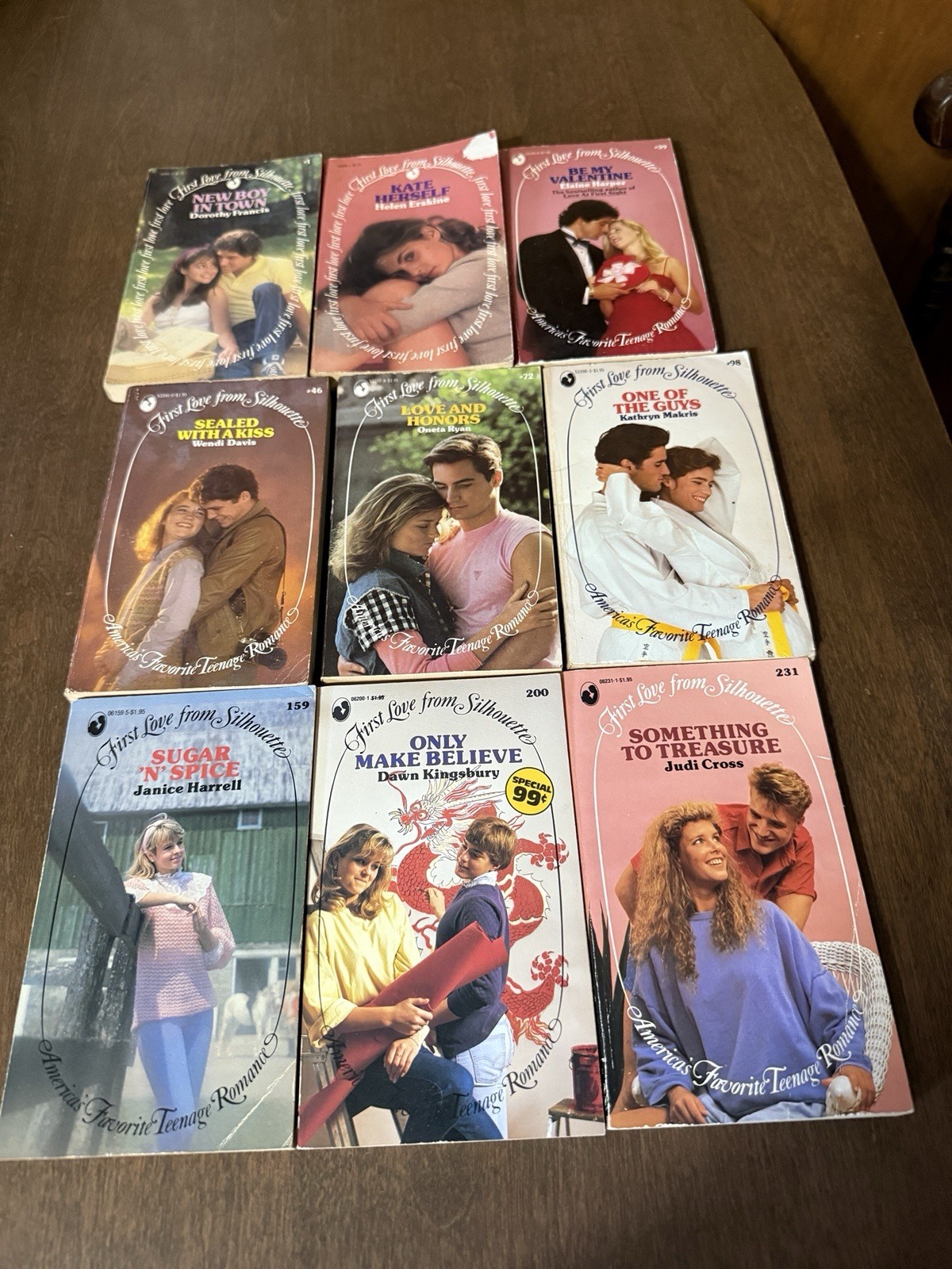 First Love From Silhouette Vintage 80’s LOT of 9 Teen Romance YA Books 1 6 39 46
