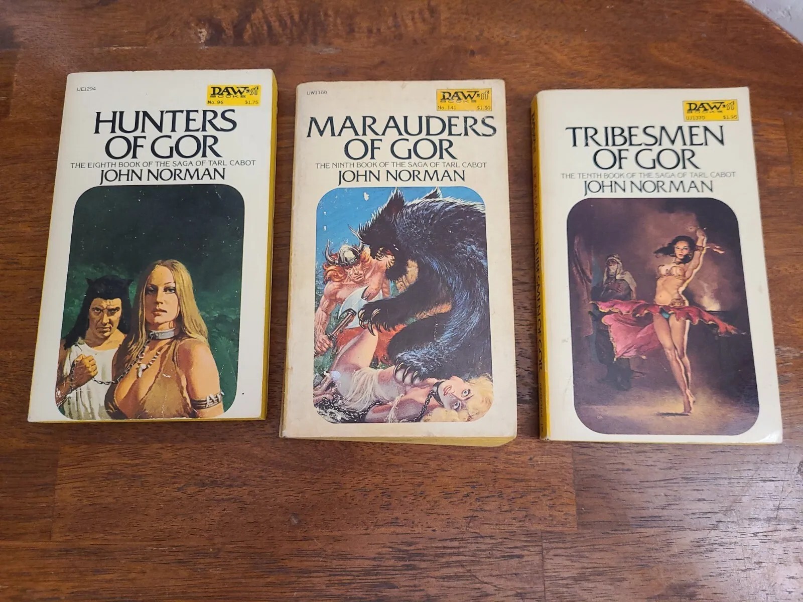 GOR VTG Science Fiction Paperback Book Lot John Norman Saga of Tarl Cabot 8 9 10