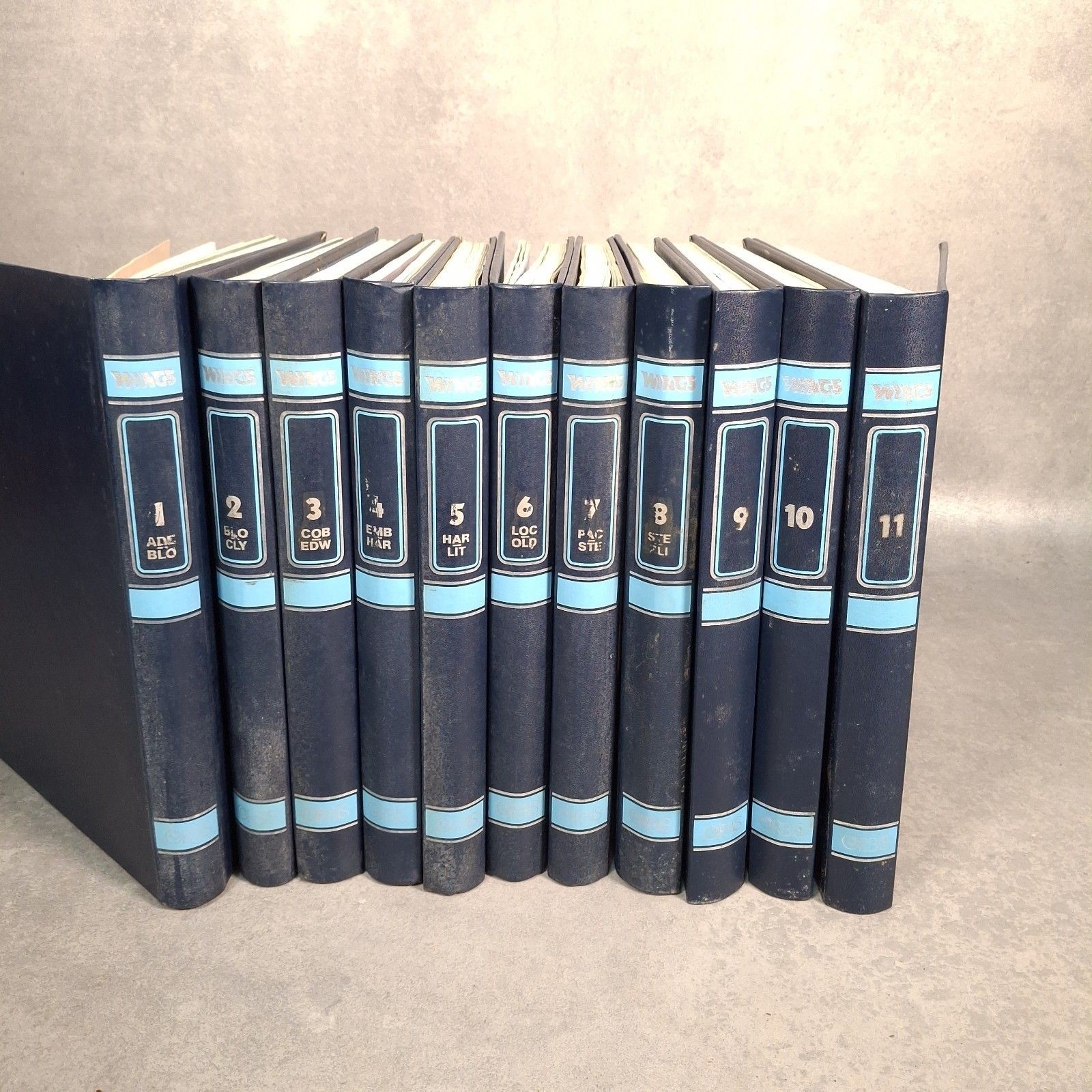 Aircraft Encyclopedia Book Set Wings Military Aviation 11 Volume Reference
