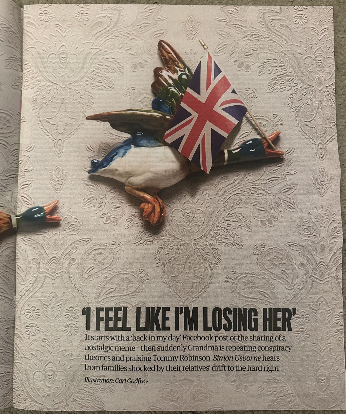 Guardian Saturday Mag 18th April 2026 18/4/26 Family Members Turning Far Right