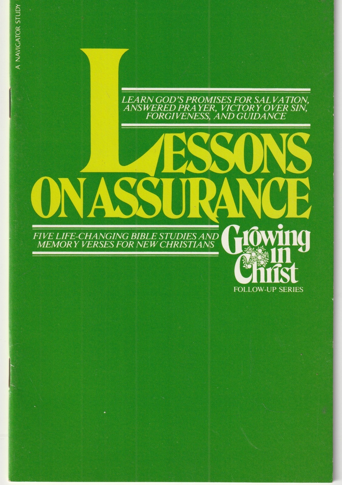 Lessons on Assurance – NavPress (1984) – Lot of 14 – Very Good