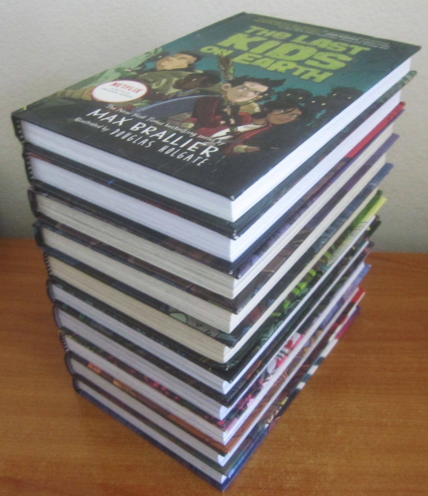 LOT OF 10 THE LAST KIDS ON EARTH HARDCOVER BOOKS #1-5, 5.5, 6-9 by MAX BRALLIER