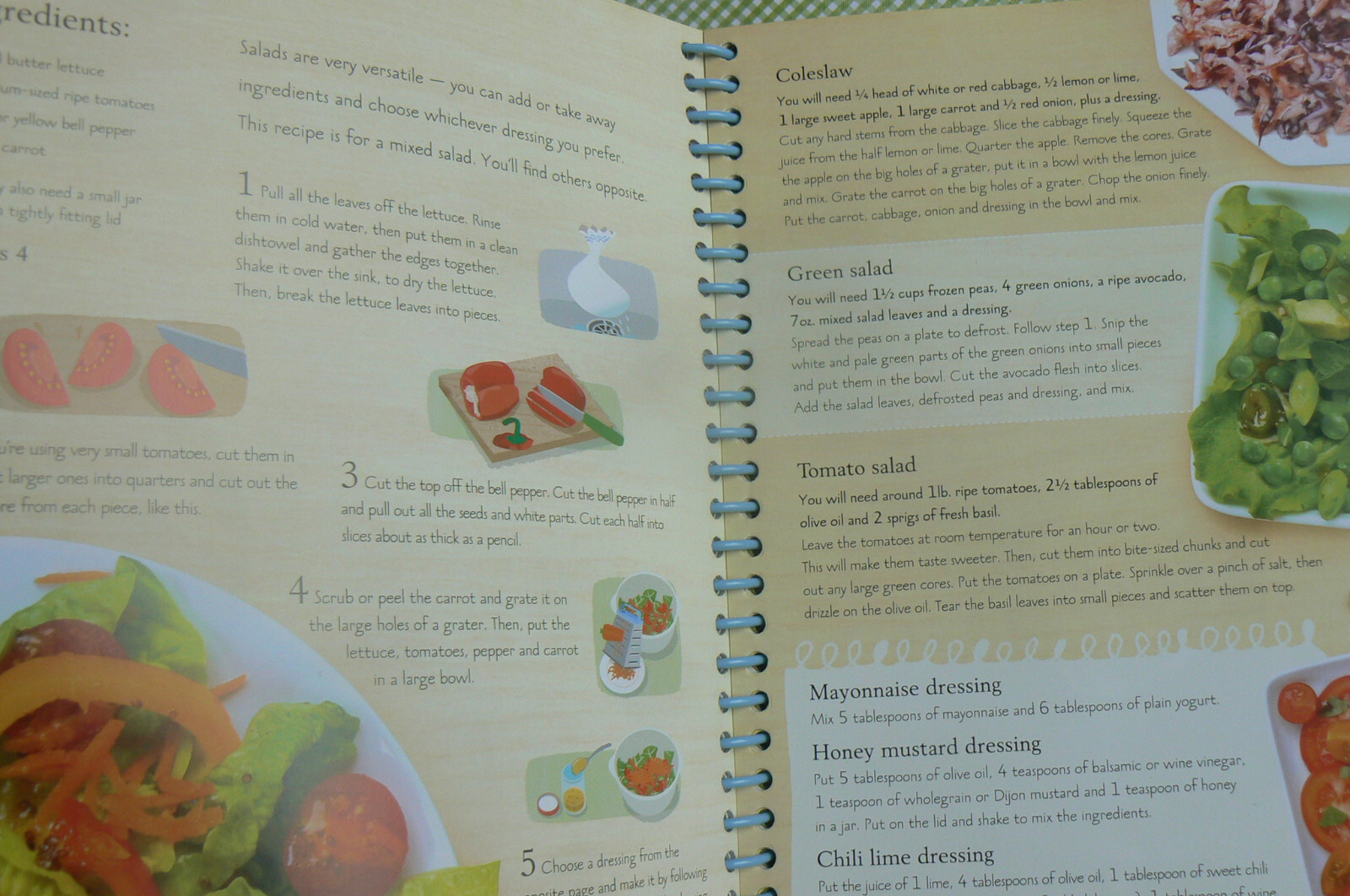 Usborne START TO COOK, spiral-hardcover, NEW Abigail Wheatley 190-pages EDC