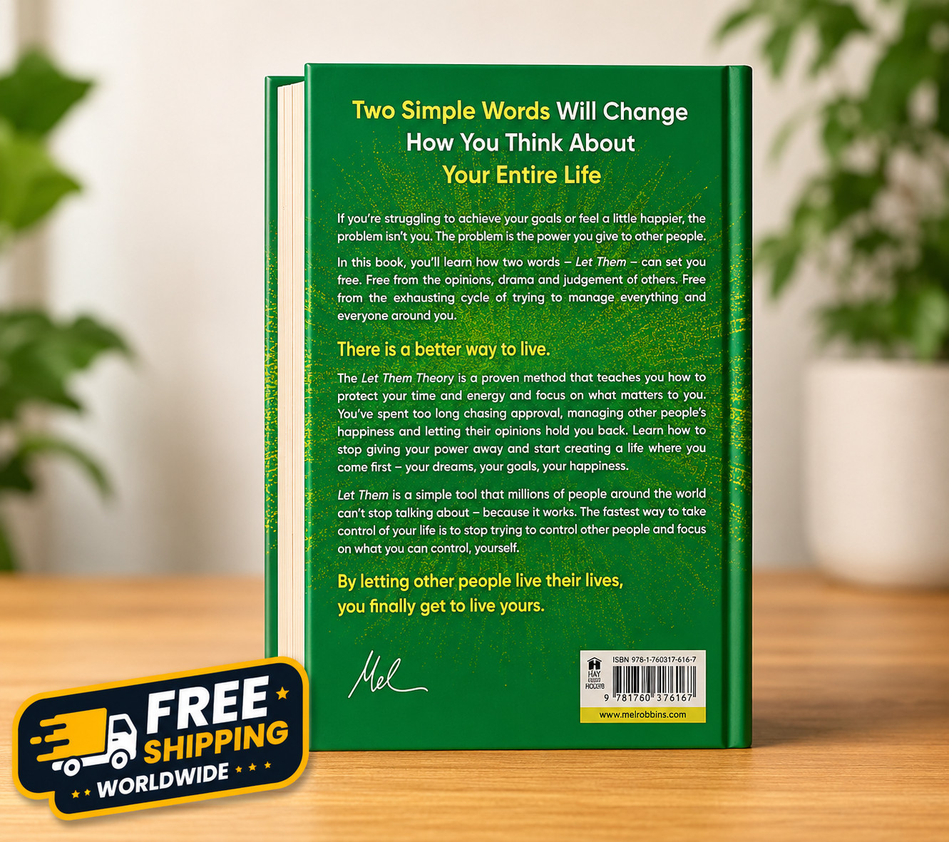 The Let Them Theory: A Life-Changing Tool That, Mel Robbins 2024, Paperback Book
