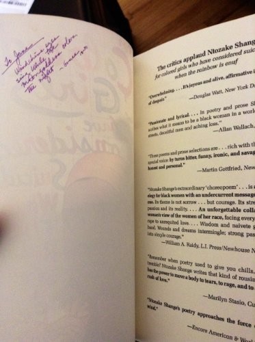FOR COLORED GIRLS WHO HAVE CONSIDERED SUICIDE / WHEN THE RAI – VERY GOOD