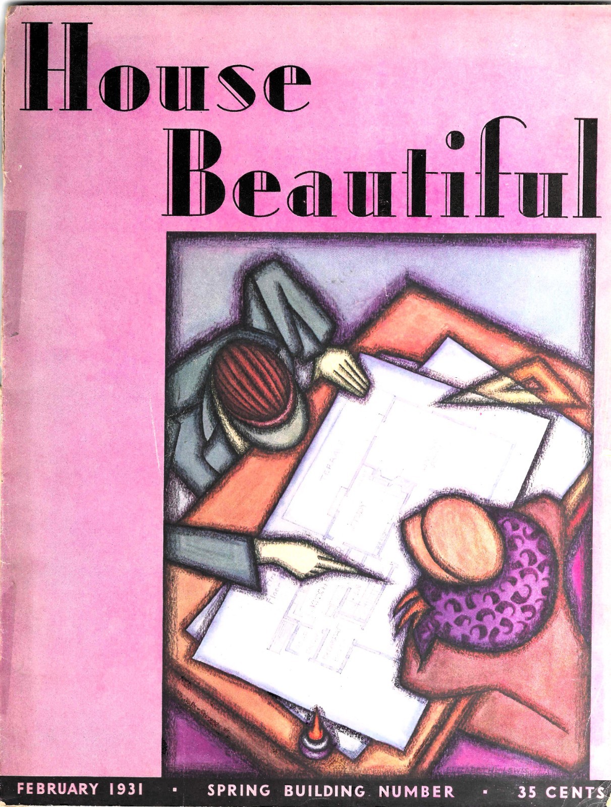 Feb 1931 Issue – House Beautiful Magazine – Nice Condition