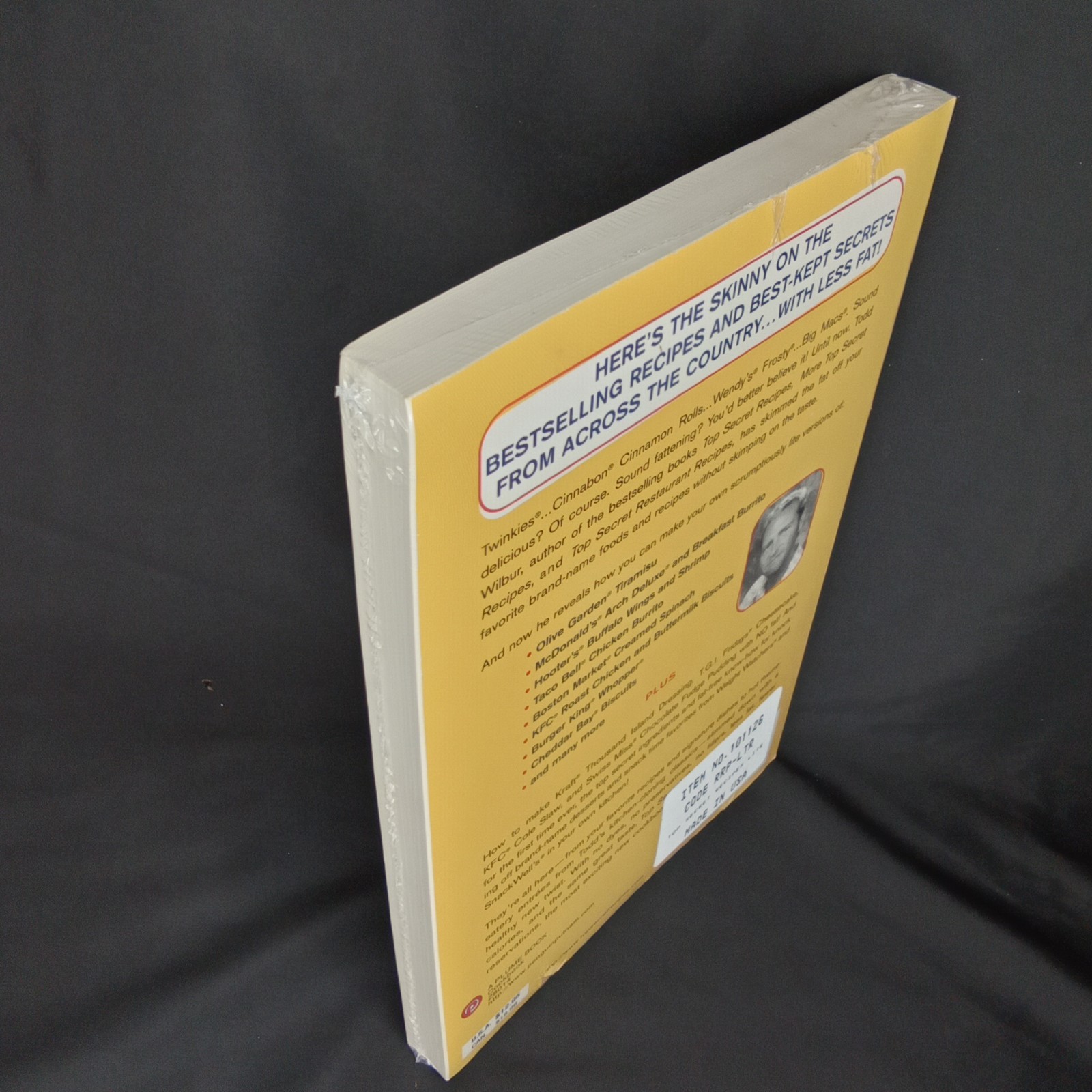 Vintage 1998 Cookbook Top Secret Recipes Lite Paperback 256 Pages Sealed