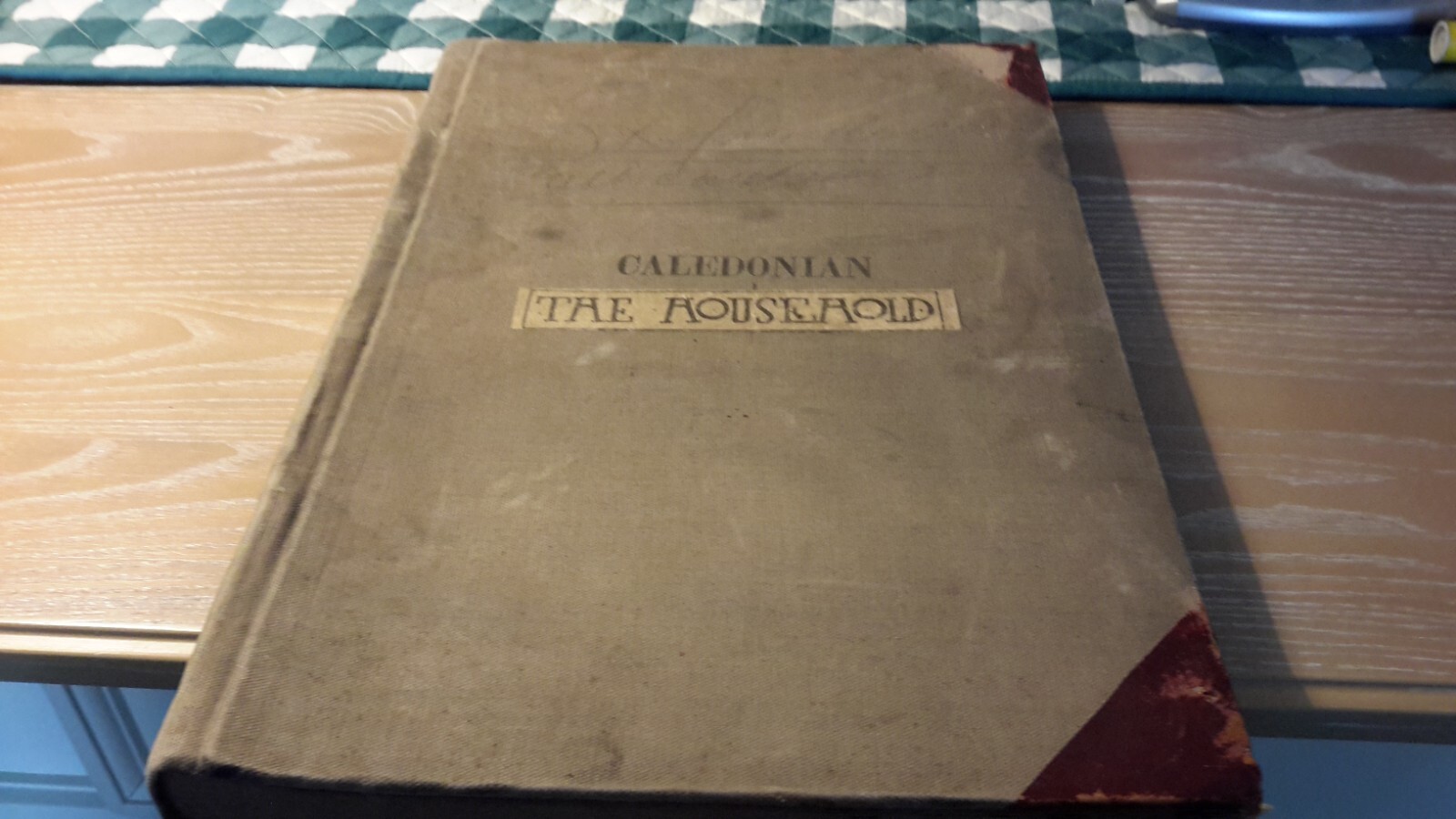 Caledonian Insurance Co. of Scotland Ledger book; dates 1908 – 1914 Handwritten