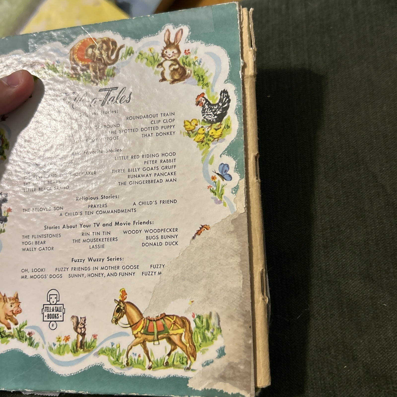 Lot of (7) Whitman Tell A Tale Children’s Book 1948–1960 – Disney, Lassie, etc