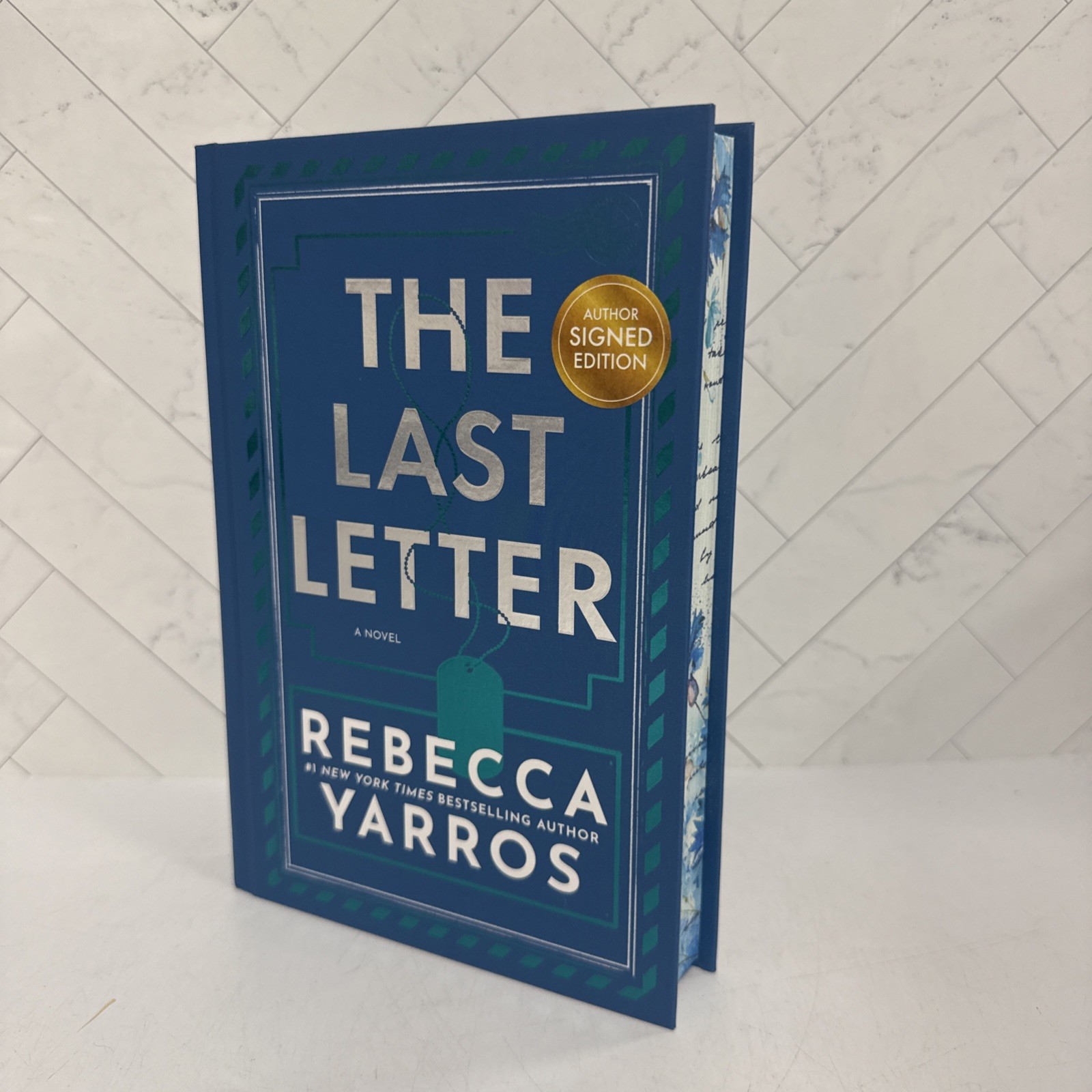 Signed The Last Letter by Rebecca Yarros Hardcover Deluxe Edition