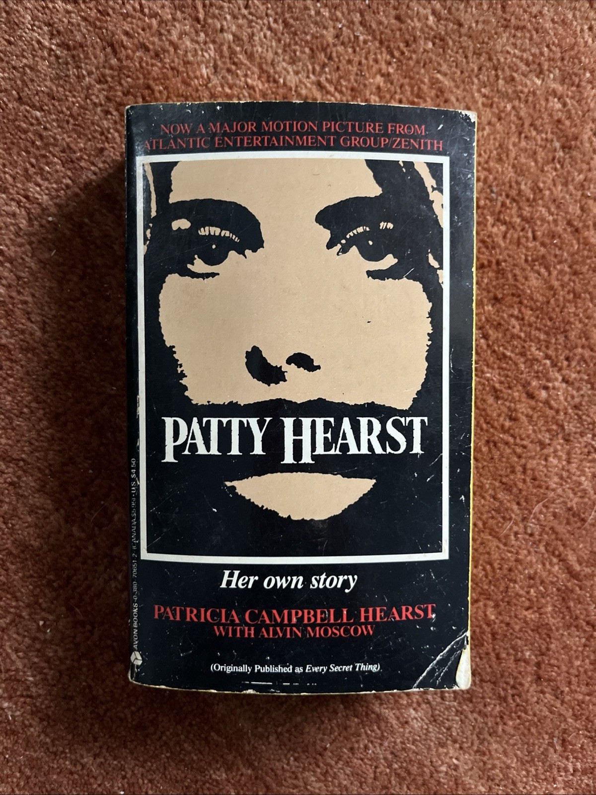 Patty Hearst Her Own Story Patricia Hearst First Avon Books Printing 1988