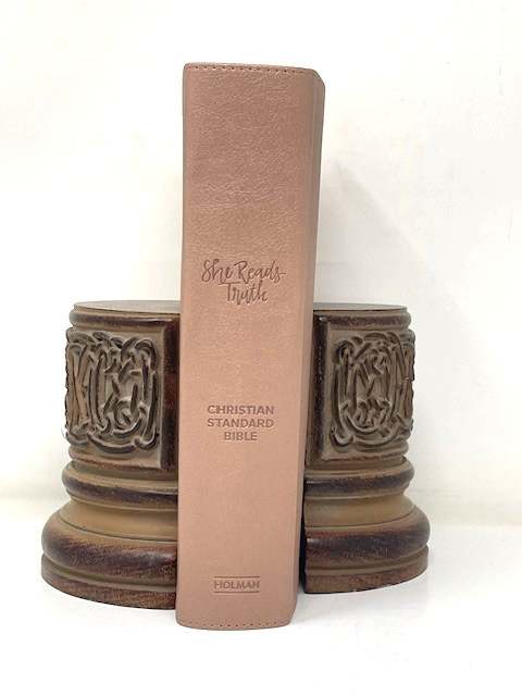 She Reads Truth Bible CSB Christian Standard Rose Gold LeatherTouch Holman