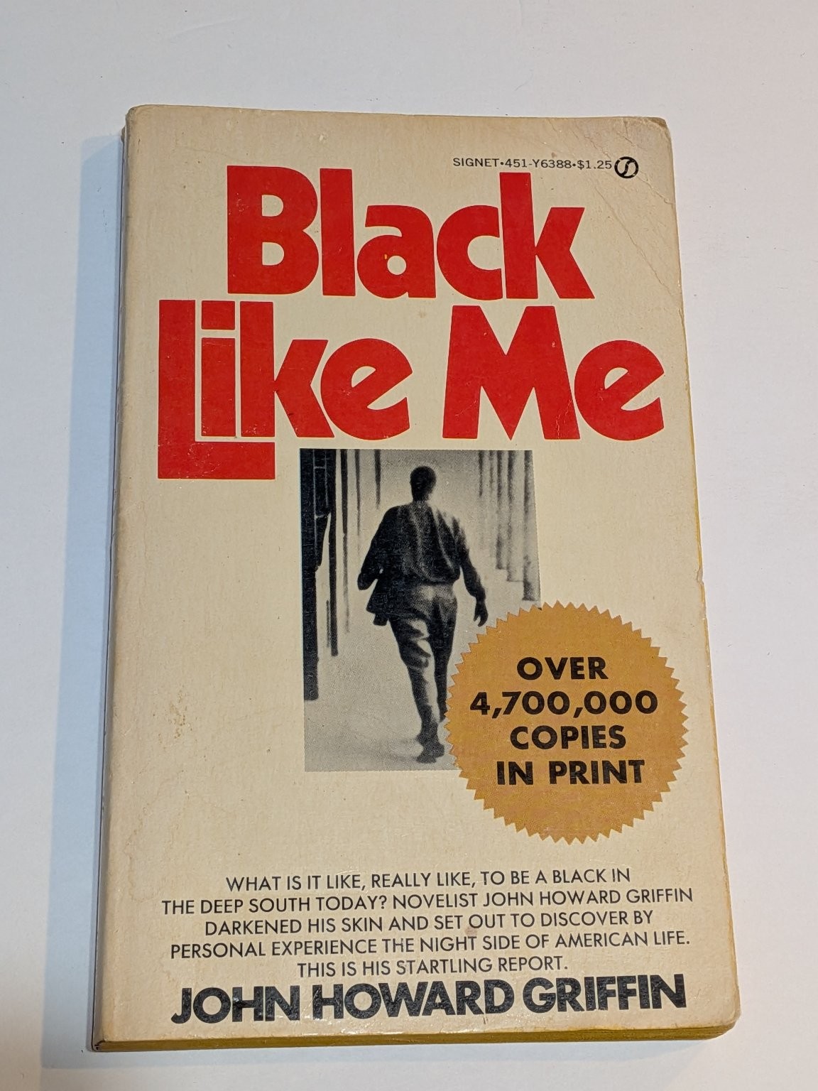 Black Like Me John Howard Griffin 1960 Civil Rights Race Relations