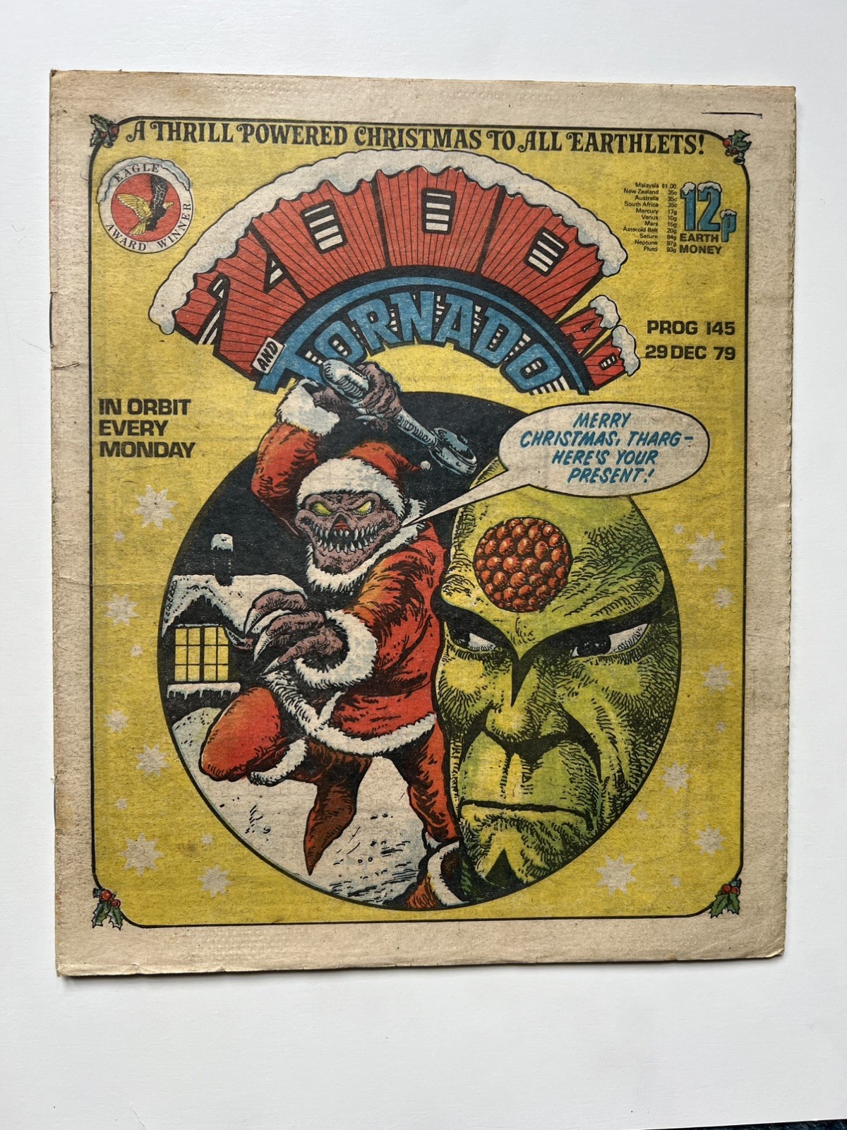 2000AD prog 145, Dec 1979, very good condition