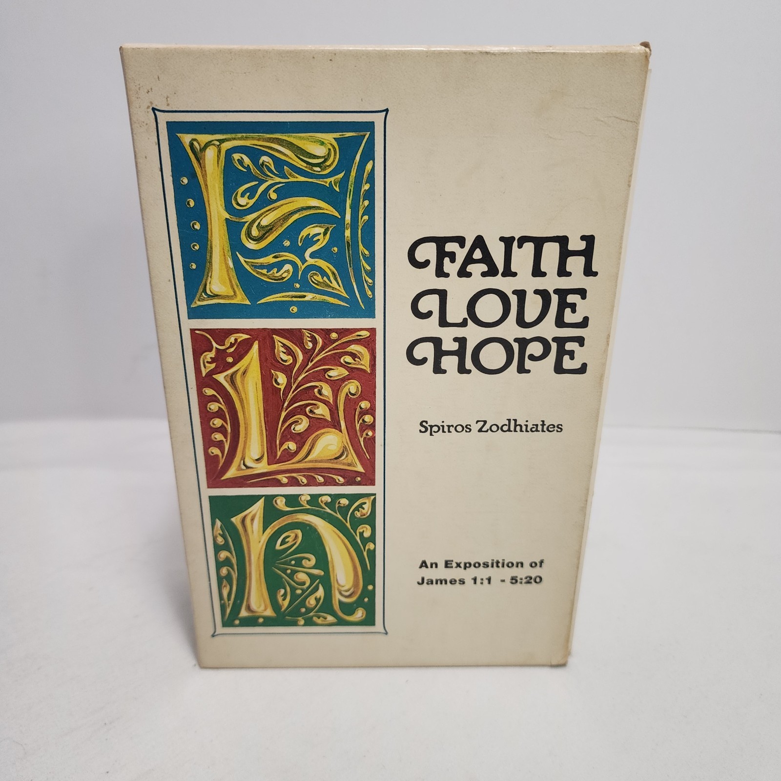 VTG 1981 Faith Love Hope Religious Books Volumes 1-3 BOX SET By Spiros Zodhiates