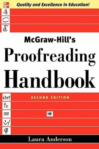 McGraw-Hills Proofreading Handbook (NTC Reference) – Paperback – VERY GOOD