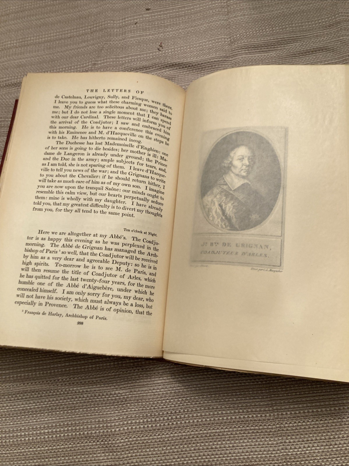 The Letters of Madame De Sévigné; 2 volume, printed in the USA, 1927