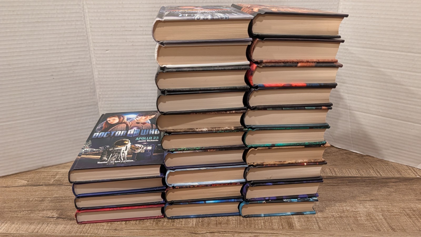 BBC Doctor Who Lot of 24 HC Books Various Authors & Titles