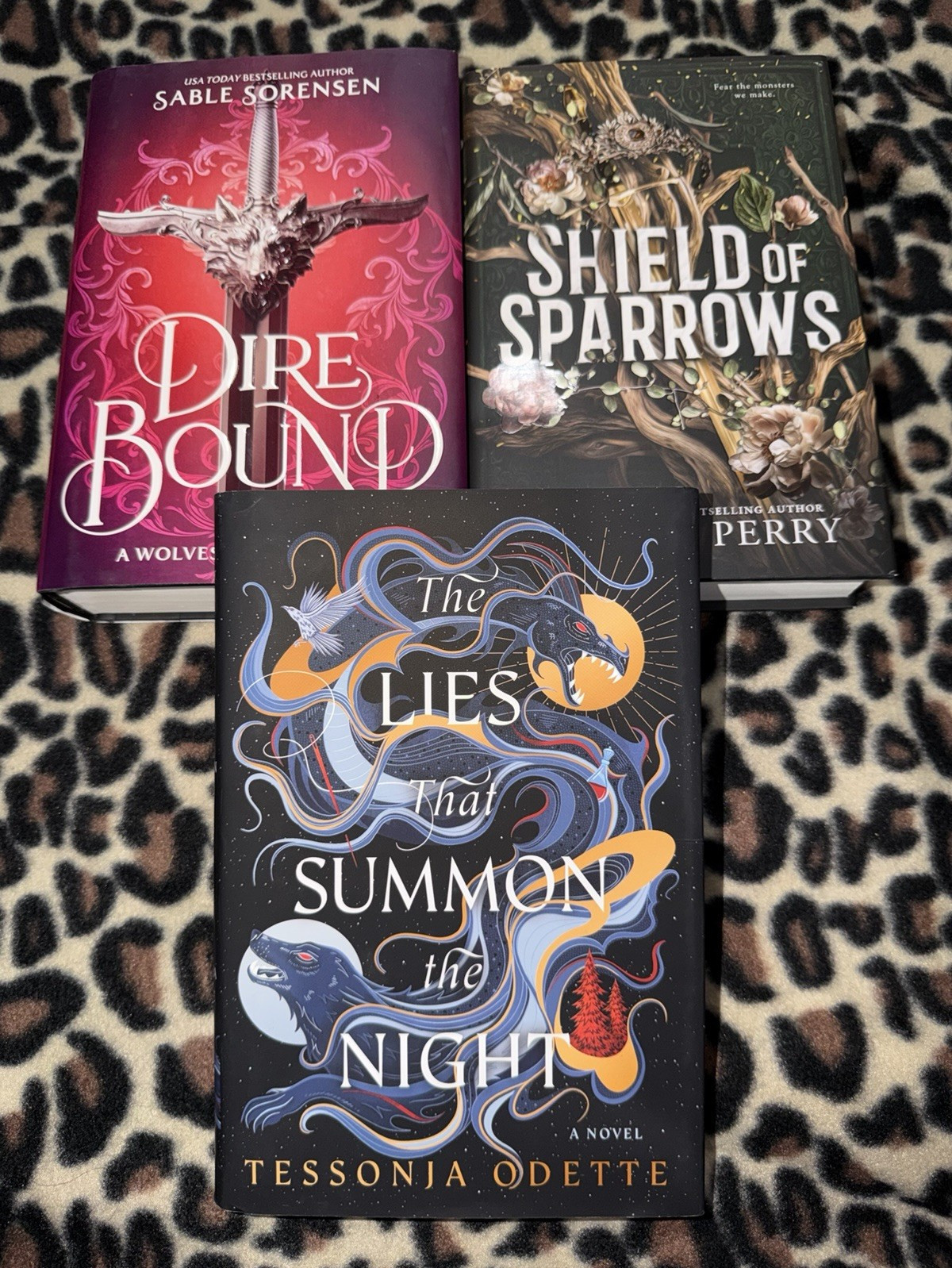 Sable Sorensen, Tessonja Odette, Devney Perry hardcover lot 3: Dire Bound