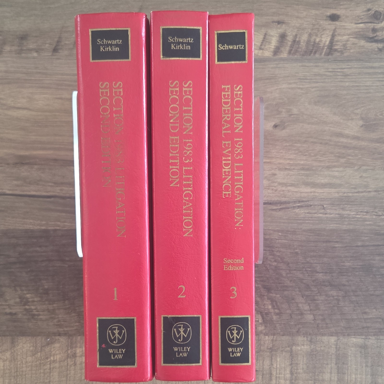 Wiley Law Section 1983 Litigation Second Ed Schwartz Kirklin Hardcover